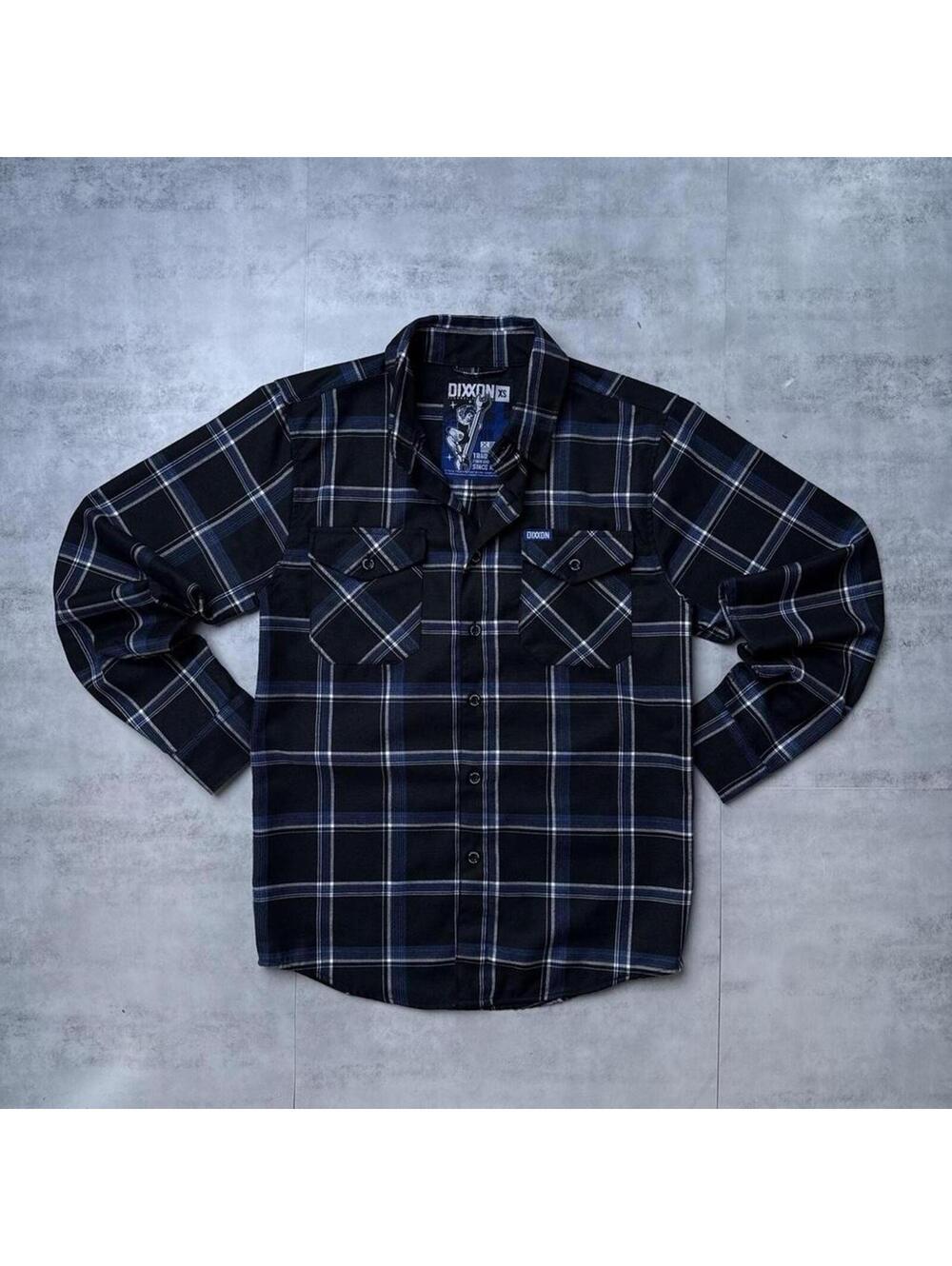 Y2K Dixxon Button Up Skater Flannel Shirt